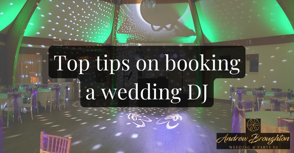 Top tips on choosing a wedding DJ