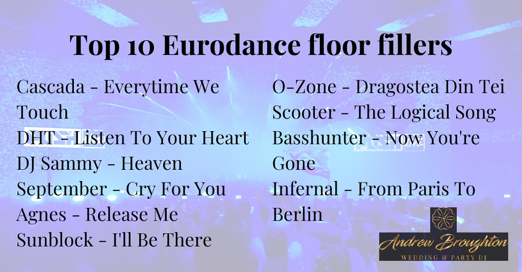 My top 10 Eurodance floor fillers