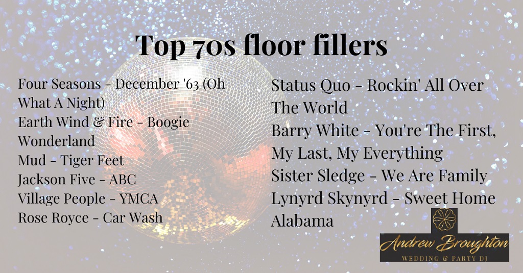 Top 10 70s floor fillers