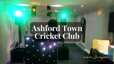 Party DJ at Ashford Town Cricket Club