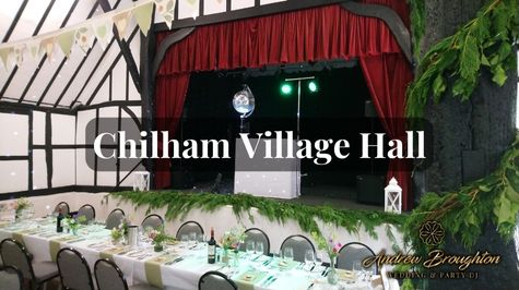 Wedding DJ at Chilham Village Hall