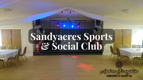 Wedding DJ at Sandyacres Sports & Social Club