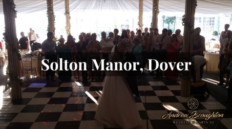 Wedding DJ at Solton Manor