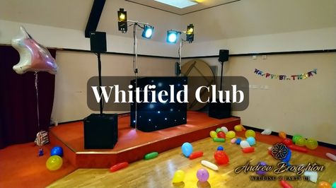 Wedding DJ at the Whitfield Club